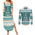 Sanitizer Merry Christmas Couples Matching Summer Maxi Dress and Long Sleeve Button Shirt Xmas Holiday Patterns - Wonder Print Shop