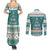 Sanitizer Merry Christmas Couples Matching Summer Maxi Dress and Long Sleeve Button Shirt Xmas Holiday Patterns - Wonder Print Shop