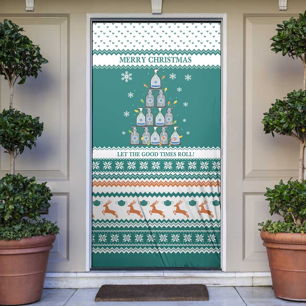Sanitizer Merry Christmas Door Cover Xmas Holiday Patterns - Wonder Print Shop