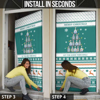 Sanitizer Merry Christmas Door Cover Xmas Holiday Patterns - Wonder Print Shop