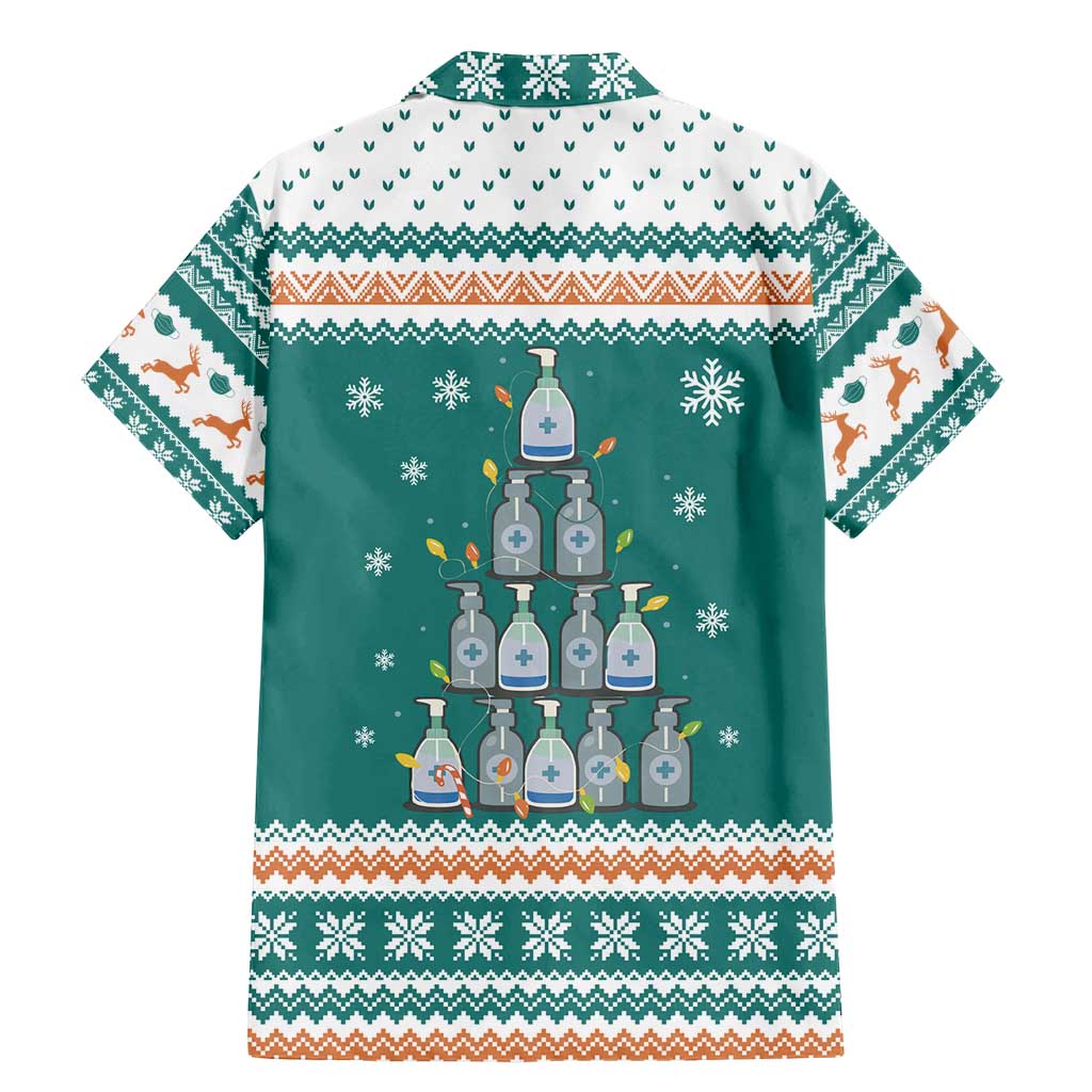 Sanitizer Merry Christmas Family Matching Mermaid Dress and Hawaiian Shirt Xmas Holiday Patterns - Wonder Print Shop