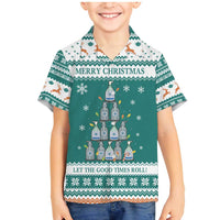 Sanitizer Merry Christmas Family Matching Mermaid Dress and Hawaiian Shirt Xmas Holiday Patterns - Wonder Print Shop