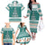 Sanitizer Merry Christmas Family Matching Off The Shoulder Long Sleeve Dress and Hawaiian Shirt Xmas Holiday Patterns - Wonder Print Shop