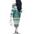 Sanitizer Merry Christmas Family Matching Off The Shoulder Long Sleeve Dress and Hawaiian Shirt Xmas Holiday Patterns - Wonder Print Shop