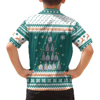 Sanitizer Merry Christmas Family Matching Off Shoulder Maxi Dress and Hawaiian Shirt Xmas Holiday Patterns - Wonder Print Shop