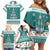Sanitizer Merry Christmas Family Matching Off Shoulder Short Dress and Hawaiian Shirt Xmas Holiday Patterns - Wonder Print Shop