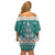 Sanitizer Merry Christmas Family Matching Off Shoulder Short Dress and Hawaiian Shirt Xmas Holiday Patterns - Wonder Print Shop