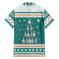 Sanitizer Merry Christmas Family Matching Short Sleeve Bodycon Dress and Hawaiian Shirt Xmas Holiday Patterns - Wonder Print Shop