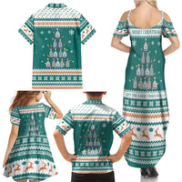 Sanitizer Merry Christmas Family Matching Summer Maxi Dress and Hawaiian Shirt Xmas Holiday Patterns - Wonder Print Shop
