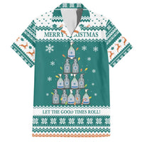 Sanitizer Merry Christmas Family Matching Tank Maxi Dress and Hawaiian Shirt Xmas Holiday Patterns - Wonder Print Shop