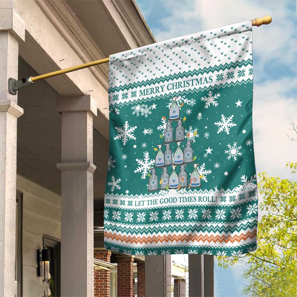 Sanitizer Merry Christmas Garden Flag Xmas Holiday Patterns - Wonder Print Shop