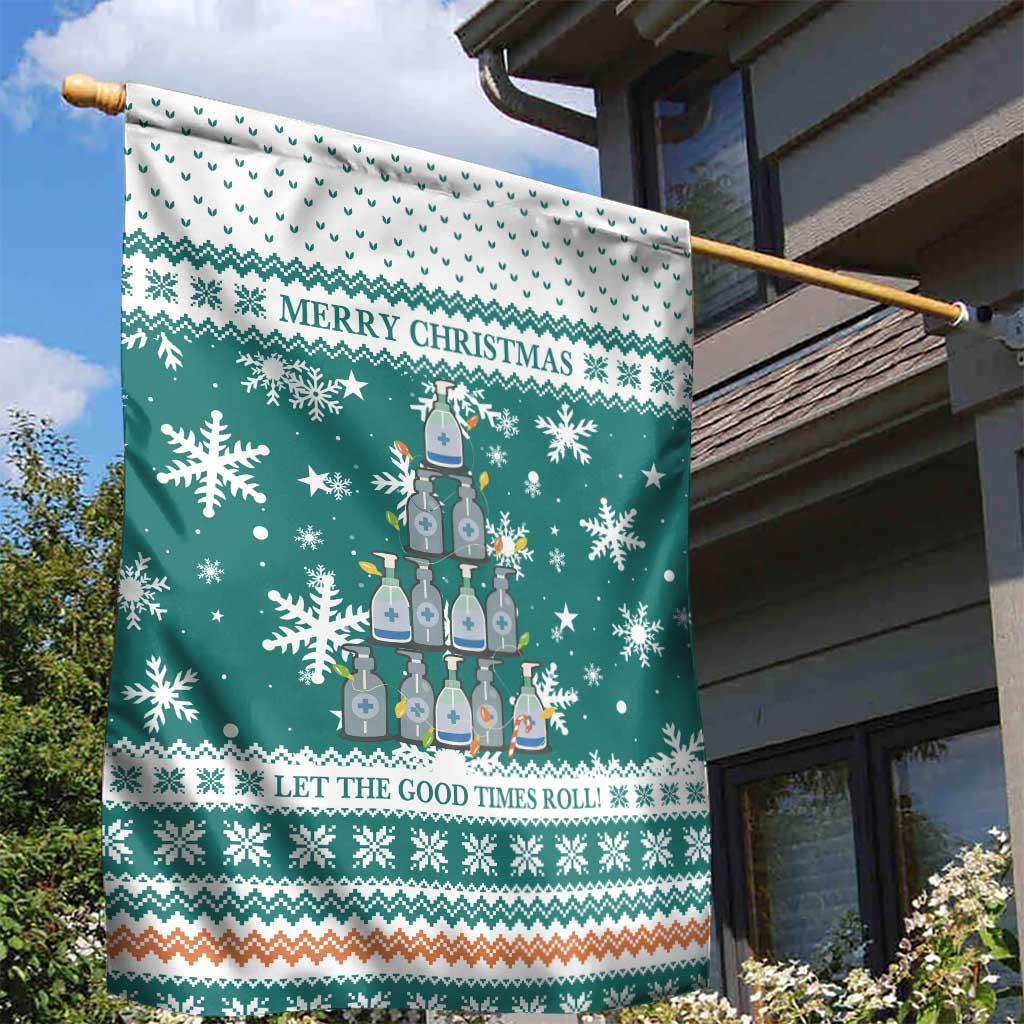 Sanitizer Merry Christmas Garden Flag Xmas Holiday Patterns - Wonder Print Shop