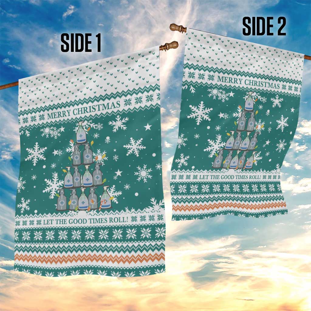 Sanitizer Merry Christmas Garden Flag Xmas Holiday Patterns - Wonder Print Shop