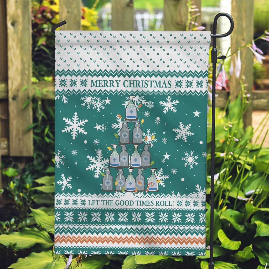 Sanitizer Merry Christmas Garden Flag Xmas Holiday Patterns - Wonder Print Shop