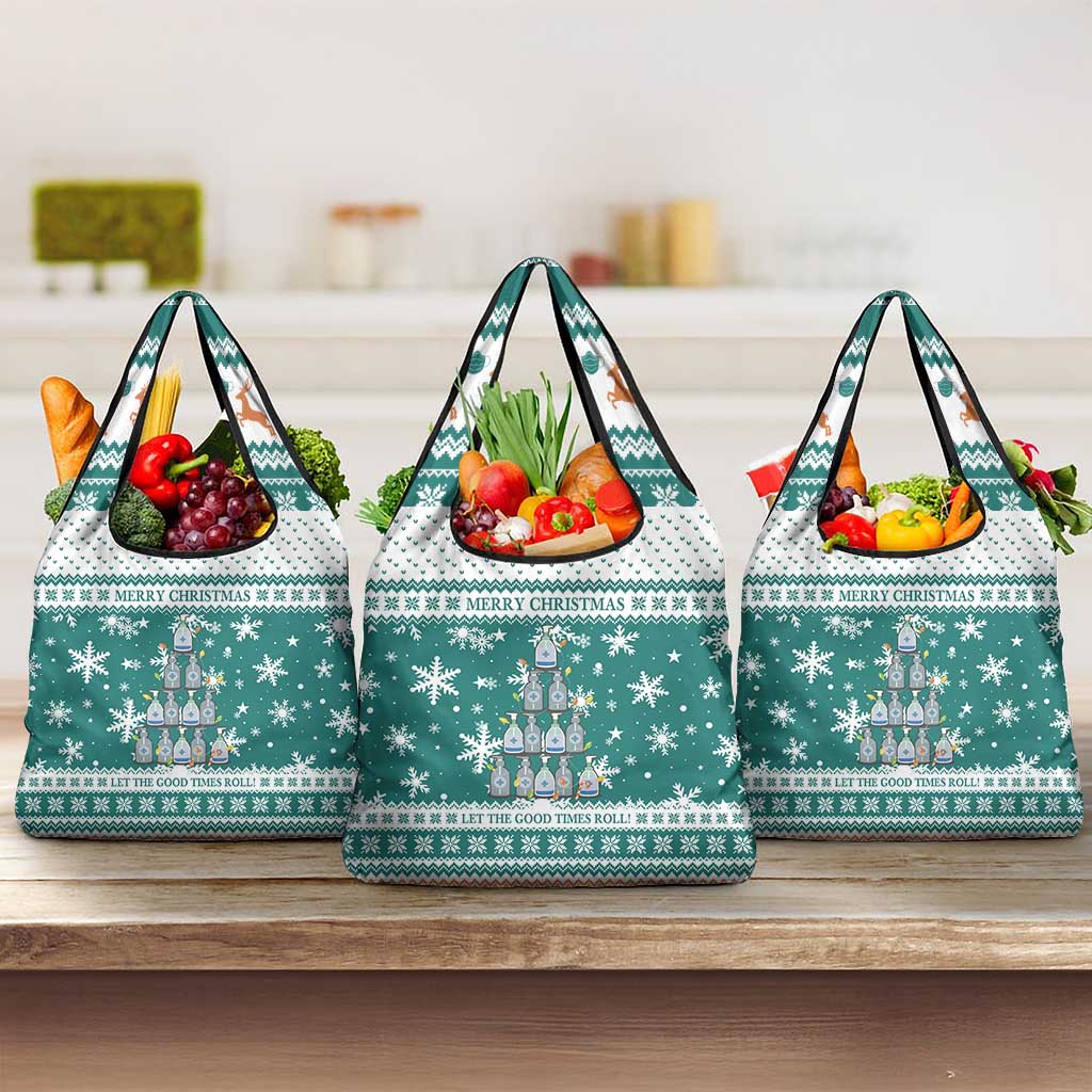 Sanitizer Merry Christmas Grocery Bag Xmas Holiday Patterns - Wonder Print Shop