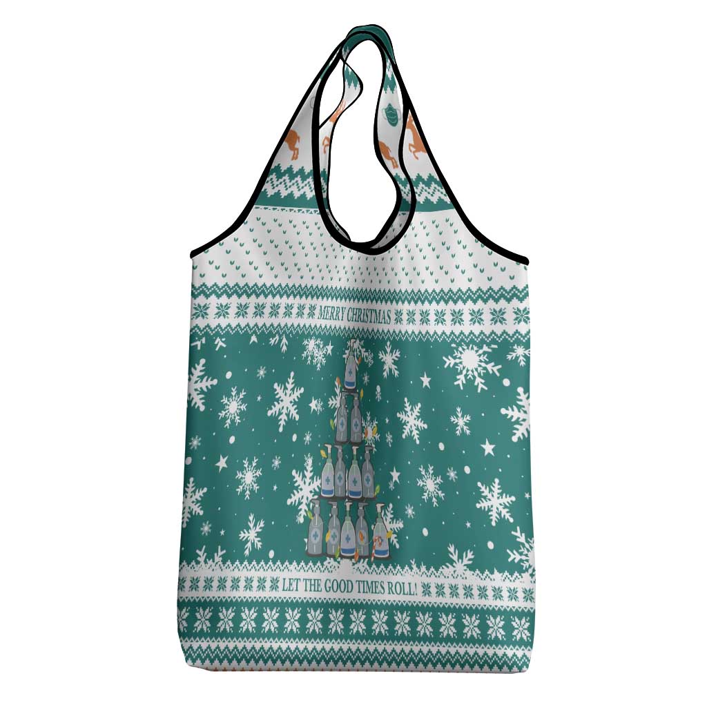 Sanitizer Merry Christmas Grocery Bag Xmas Holiday Patterns - Wonder Print Shop