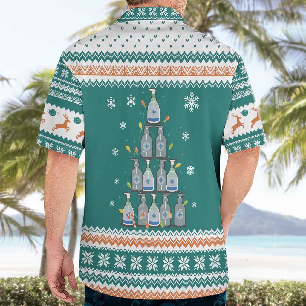 Sanitizer Merry Christmas Hawaiian Shirt Xmas Holiday Patterns - Wonder Print Shop