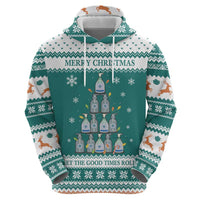 Sanitizer Merry Christmas Hoodie Xmas Holiday Patterns - Wonder Print Shop