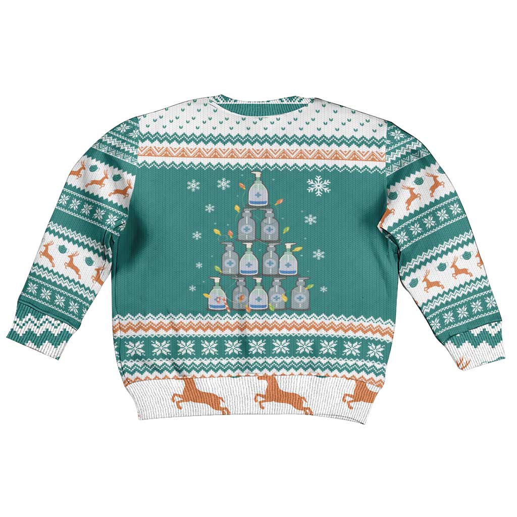 Sanitizer Merry Christmas Kid Ugly Christmas Sweater Xmas Holiday Patterns - Wonder Print Shop