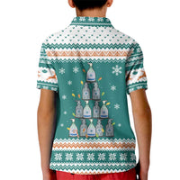 Sanitizer Merry Christmas Kid Polo Shirt Xmas Holiday Patterns - Wonder Print Shop