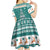 Sanitizer Merry Christmas Kid Short Sleeve Dress Xmas Holiday Patterns - Wonder Print Shop