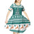 Sanitizer Merry Christmas Kid Short Sleeve Dress Xmas Holiday Patterns - Wonder Print Shop