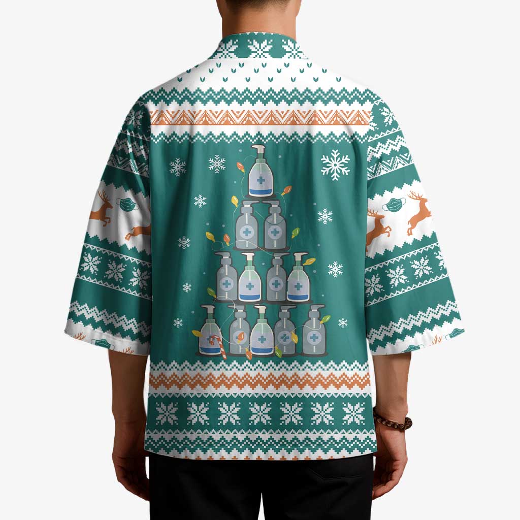 Sanitizer Merry Christmas Kimono Xmas Holiday Patterns - Wonder Print Shop