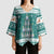 Sanitizer Merry Christmas Kimono Sleeve Blouse Xmas Holiday Patterns - Wonder Print Shop