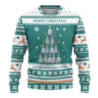 Sanitizer Merry Christmas Ugly Christmas Sweater Xmas Holiday Patterns - Wonder Print Shop