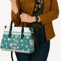 Sanitizer Merry Christmas Leather Bag Xmas Holiday Patterns - Wonder Print Shop