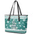 Sanitizer Merry Christmas Leather Tote Bag Xmas Holiday Patterns - Wonder Print Shop