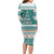 Sanitizer Merry Christmas Long Sleeve Bodycon Dress Xmas Holiday Patterns - Wonder Print Shop