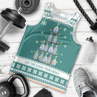 Sanitizer Merry Christmas Men Tank Top Xmas Holiday Patterns - Wonder Print Shop