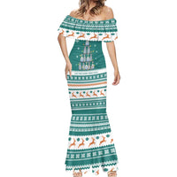 Sanitizer Merry Christmas Mermaid Dress Xmas Holiday Patterns - Wonder Print Shop