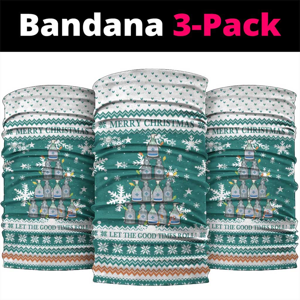 Sanitizer Merry Christmas Neck Gaiter Xmas Holiday Patterns - Wonder Print Shop