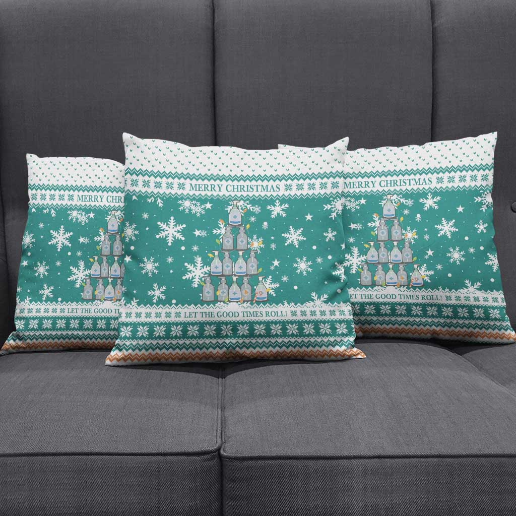 Sanitizer Merry Christmas Pillow Cover Xmas Holiday Patterns - Wonder Print Shop
