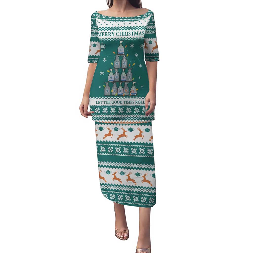 Sanitizer Merry Christmas Puletasi Xmas Holiday Patterns - Wonder Print Shop