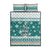 Sanitizer Merry Christmas Quilt Bed Set Xmas Holiday Patterns - Wonder Print Shop