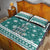 Sanitizer Merry Christmas Quilt Bed Set Xmas Holiday Patterns - Wonder Print Shop