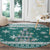 Sanitizer Merry Christmas Round Carpet Xmas Holiday Patterns - Wonder Print Shop