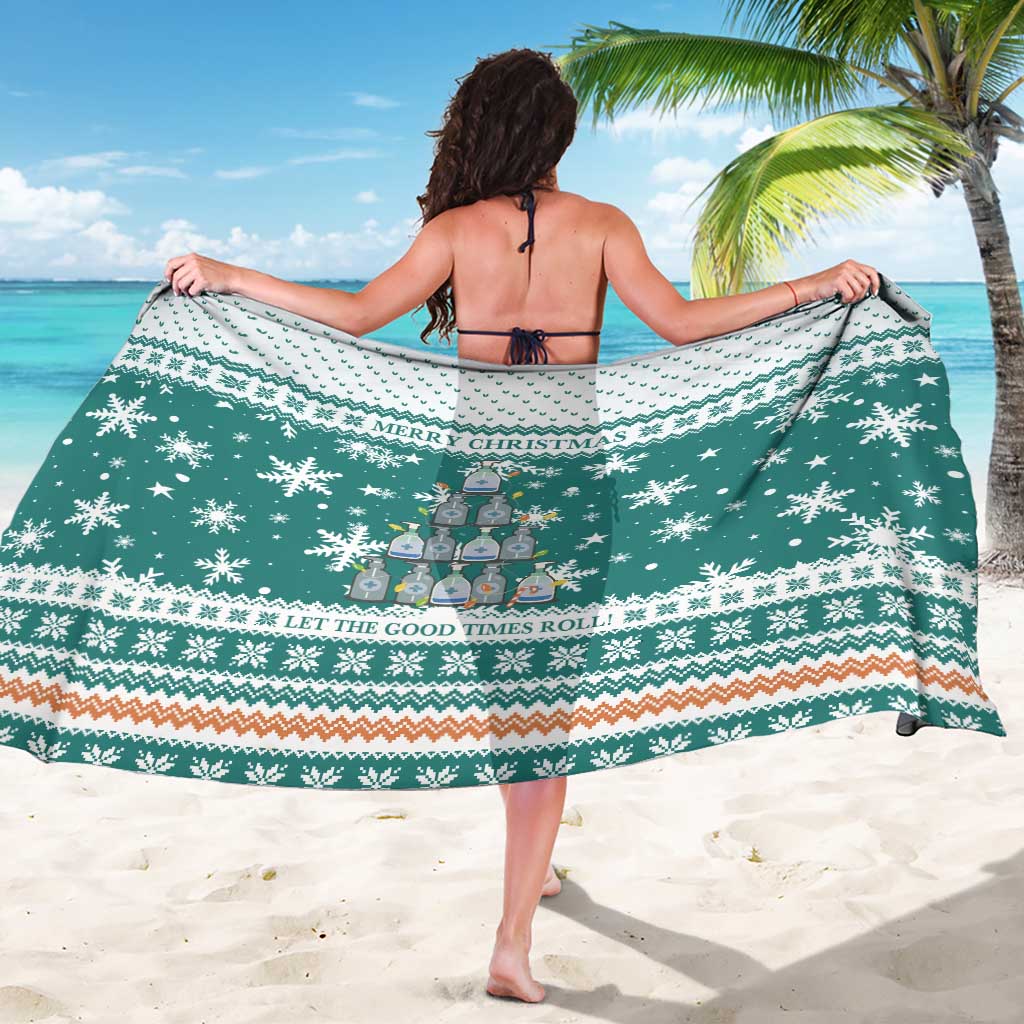 Sanitizer Merry Christmas Sarong Xmas Holiday Patterns - Wonder Print Shop