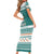 Sanitizer Merry Christmas Short Sleeve Bodycon Dress Xmas Holiday Patterns - Wonder Print Shop