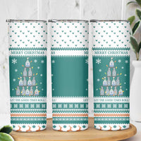 Sanitizer Merry Christmas Skinny Tumbler Xmas Holiday Patterns - Wonder Print Shop