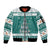 Sanitizer Merry Christmas Sleeve Zip Bomber Jacket Xmas Holiday Patterns - Wonder Print Shop
