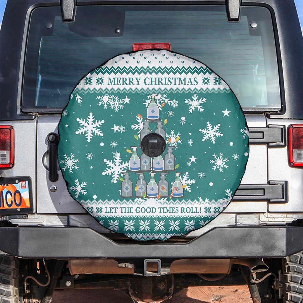 Sanitizer Merry Christmas Spare Tire Cover Xmas Holiday Patterns - Wonder Print Shop