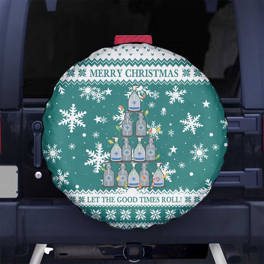 Sanitizer Merry Christmas Spare Tire Cover Xmas Holiday Patterns - Wonder Print Shop