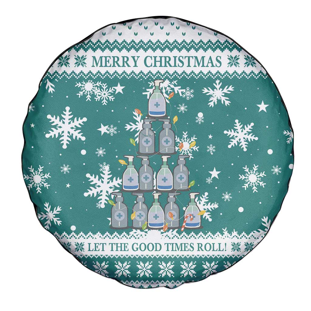 Sanitizer Merry Christmas Spare Tire Cover Xmas Holiday Patterns - Wonder Print Shop