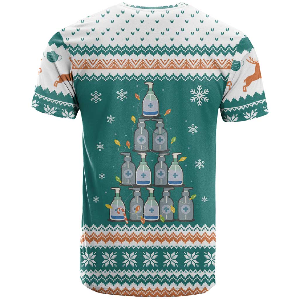 Sanitizer Merry Christmas T Shirt Xmas Holiday Patterns - Wonder Print Shop