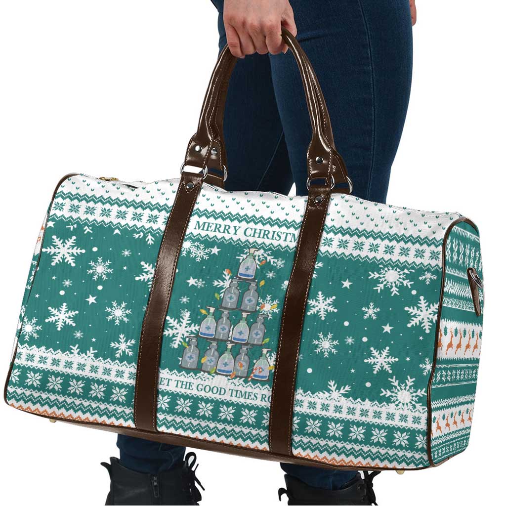 Sanitizer Merry Christmas Travel Bag Xmas Holiday Patterns - Wonder Print Shop