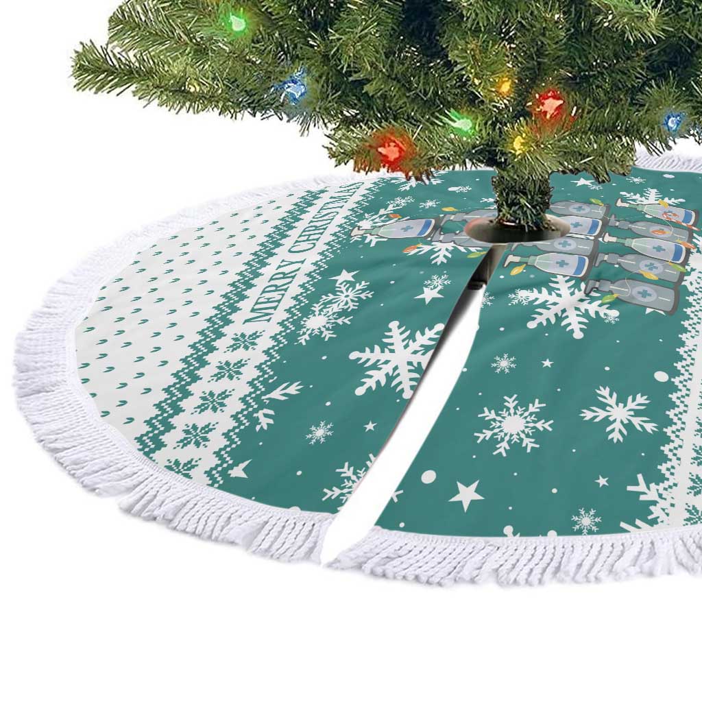 Sanitizer Merry Christmas Tree Skirt Xmas Holiday Patterns - Wonder Print Shop